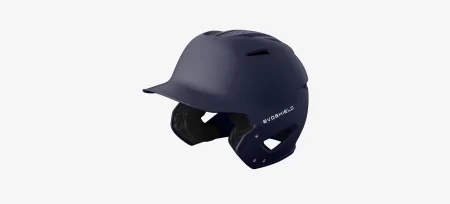 EvoShield's blue XVT batting helmet