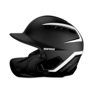 Black and white Marucci Duravent batting helmet