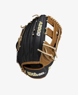 Wilson A2000 series baseball fielding glove. The glove is 12.75 inches in length