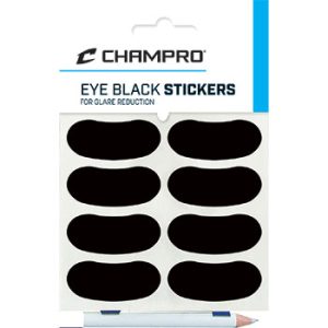 Pack of eye black stickers by Champro