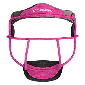 Pink Champro fielding mask